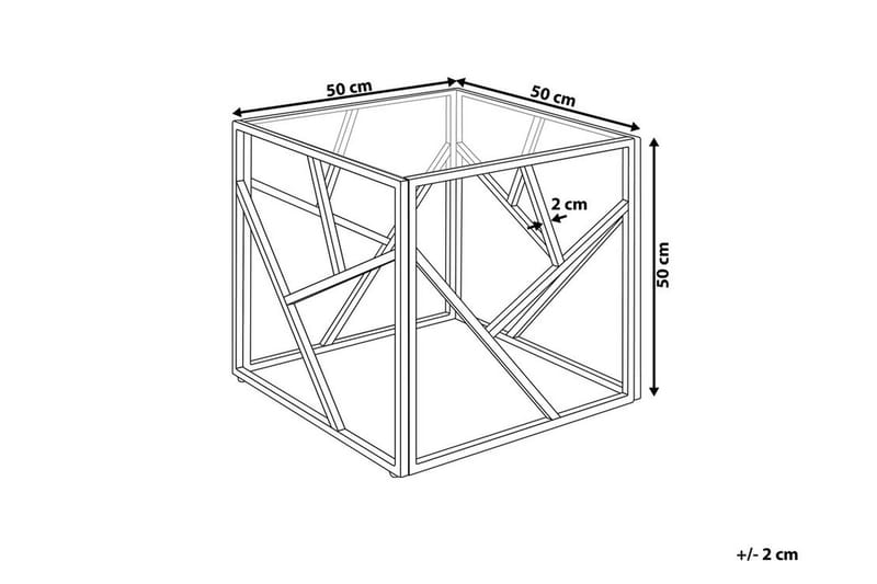 Avlastningsbord Orland 50 cm - Gull - Lampebord & sidebord - Brettbord og småbord