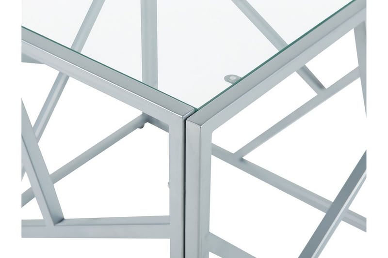 Avlastningsbord Orland 50 cm - Sølv - Lampebord & sidebord - Brettbord og småbord