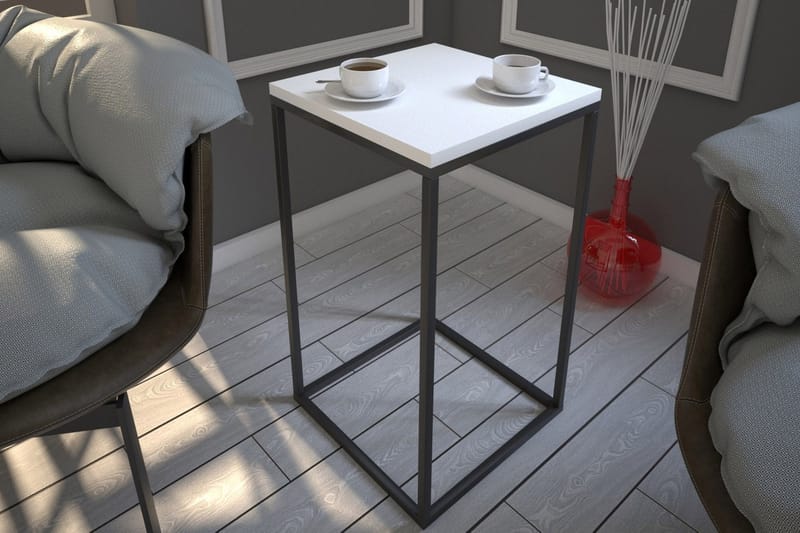 Avlastningsbord Ubbeboda 35 cm - Hvit - Møbler - Bord - Avlastningsbord & sidobord - Brettbord og småbord