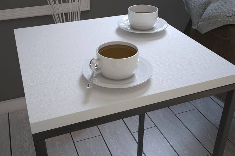 Avlastningsbord Ubbeboda 35 cm - Hvit - Møbler - Bord - Avlastningsbord & sidobord - Brettbord og småbord