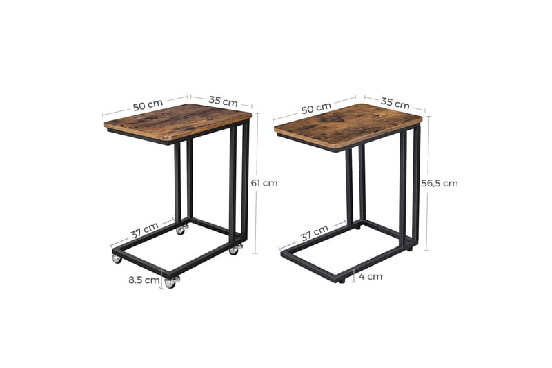 Avlastningsbord - Vasagle - Lampebord & sidebord - Brettbord og småbord