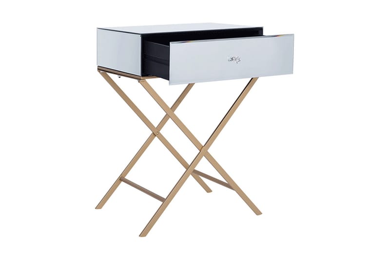 Avlastningsbord Vivy 50 cm - Sølv - Lampebord & sidebord - Brettbord og småbord