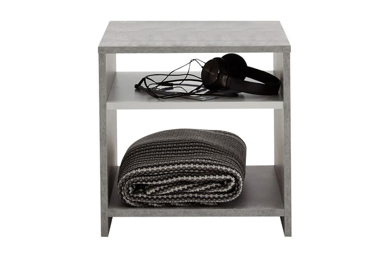 Avlastningsbord Pangelinan 39 cm - Hvit|Grå - Lampebord & sidebord - Brettbord og småbord