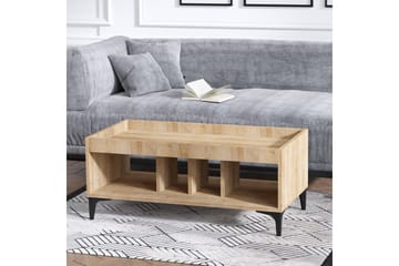 Brettbord Lukenya 100 cm - Natur / Svart - Møbler - Bord - Avlastningsbord & sidobord - Brettbord og småbord
