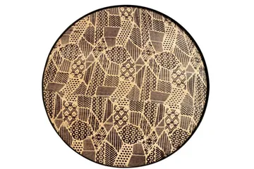 Brettbord Mithika 46x46 cm - Brun - Møbler - Bord - Avlastningsbord & sidobord - Brettbord og småbord
