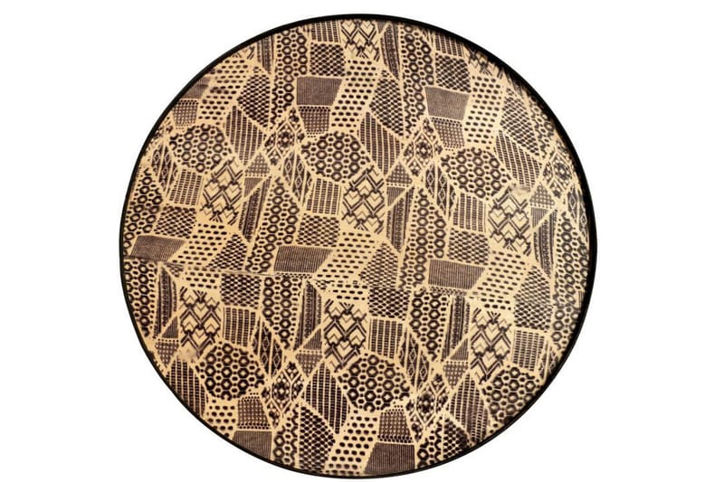 Brettbord Mithika 46x46 cm - Brun - Møbler - Bord - Avlastningsbord & sidobord - Brettbord og småbord