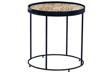 Brettbord Mithika 46x46 cm - Brun - Møbler - Bord - Avlastningsbord & sidobord - Brettbord og småbord