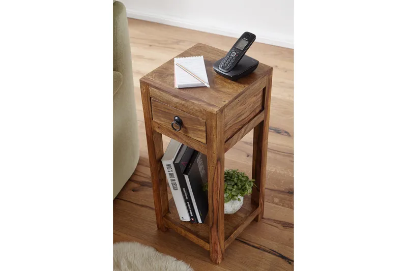 Charnetski Avlastningsbord 30 cm - Brun - Møbler - Bord - Avlastningsbord & sidobord - Brettbord og småbord