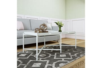 Coco Brettbord 121 cm Hvit - CosmoLiving - Møbler - Bord - Avlastningsbord & sidobord - Brettbord og småbord