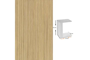 Comfortale Sidebord - Lysebrun - Møbler - Bord - Avlastningsbord & sidobord - Brettbord og småbord