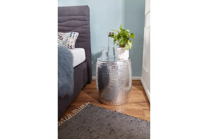 Delage Avlastningsbord 42 cm - Sølv - Møbler - Bord - Avlastningsbord & sidobord - Brettbord og småbord