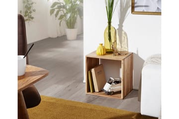 Dellett Avlastningsbord 44 cm - Brun - Møbler - Bord - Avlastningsbord & sidobord - Brettbord og småbord
