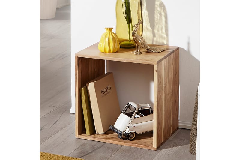 Dellett Avlastningsbord 44 cm - Brun - Møbler - Bord - Avlastningsbord & sidobord - Brettbord og småbord
