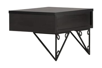 Depay Sidebord 41 cm - Svart - Møbler - Bord - Avlastningsbord & sidobord - Brettbord og småbord