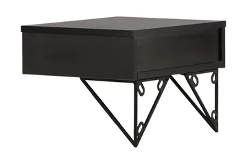 Depay Sidebord 41 cm - Svart - Møbler - Bord - Avlastningsbord & sidobord - Brettbord og småbord