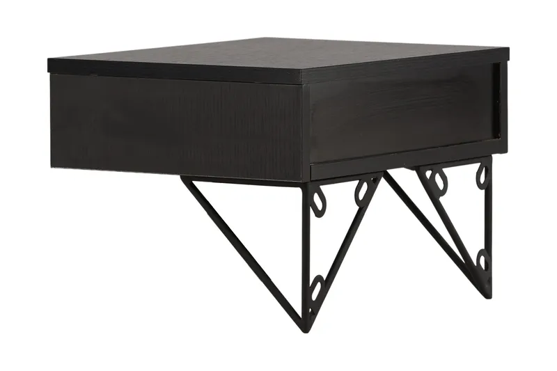 Depay Sidebord 41 cm - Svart - Møbler - Bord - Avlastningsbord & sidobord - Brettbord og småbord