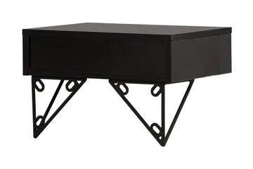 Depay Sidebord 41 cm - Svart - Møbler - Bord - Avlastningsbord & sidobord - Brettbord og småbord