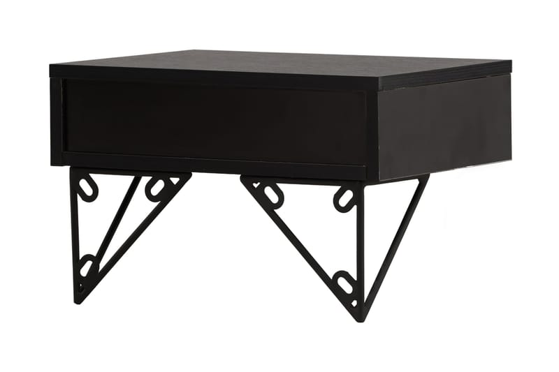 Depay Sidebord 41 cm - Svart - Møbler - Bord - Avlastningsbord & sidobord - Brettbord og småbord