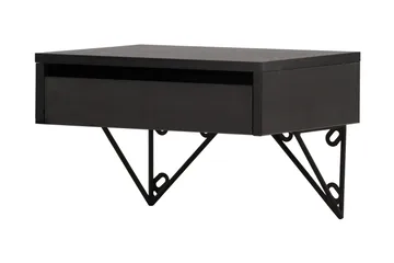 Depay Sidebord 41 cm - Svart - Møbler - Bord - Avlastningsbord & sidobord - Brettbord og småbord