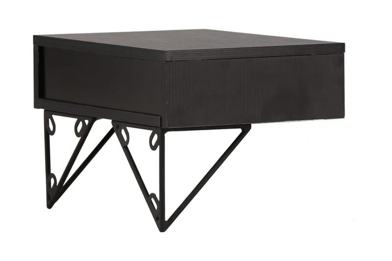 Depay Sidebord 41 cm - Svart - Møbler - Bord - Avlastningsbord & sidobord - Brettbord og småbord