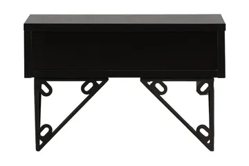 Depay Sidebord 41 cm - Svart - Møbler - Bord - Avlastningsbord & sidobord - Brettbord og småbord