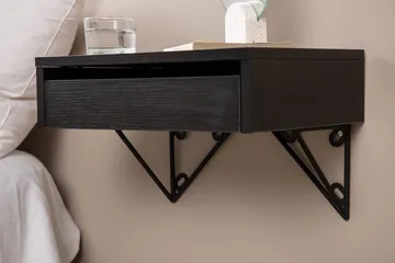 Depay Sidebord 41 cm - Svart - Møbler - Bord - Avlastningsbord & sidobord - Brettbord og småbord