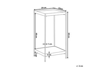 Dinari Avlastningsbord - Gull - Møbler - Bord - Avlastningsbord & sidobord - Brettbord og småbord