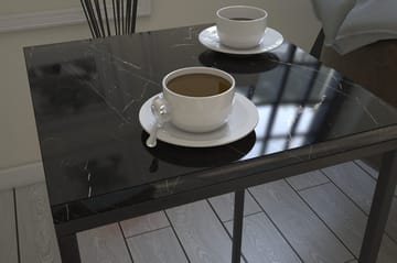 Falan Avlastningsbord 35 cm - Svart/Hvit - Møbler - Bord - Avlastningsbord & sidobord - Brettbord og småbord