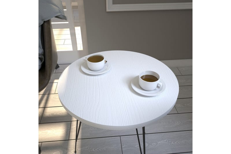 Falan Avlastningsbord 40 cm - Hvit - Møbler - Bord - Avlastningsbord & sidobord - Brettbord og småbord