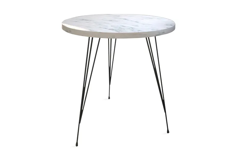 Falan Avlastningsbord 40 cm, Hvit/Svart