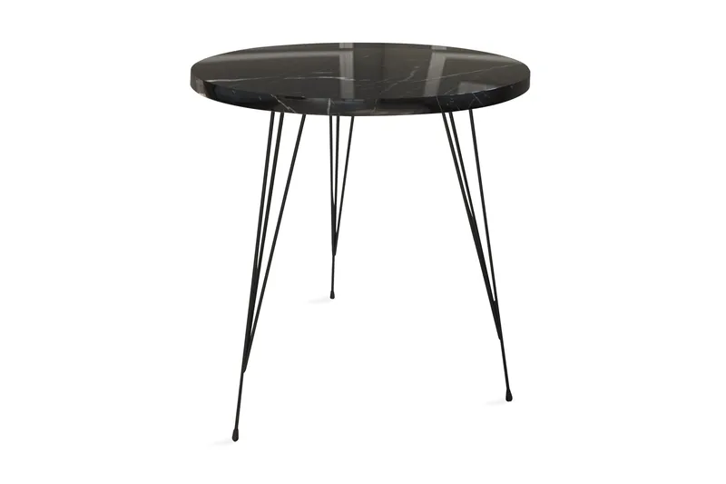 Falan Avlastningsbord 40 cm, Svart/Hvit