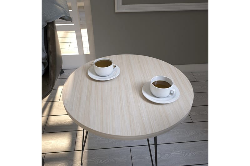 Falan Sidebord 40 cm - Beige - Møbler - Bord - Avlastningsbord & sidobord - Brettbord og småbord