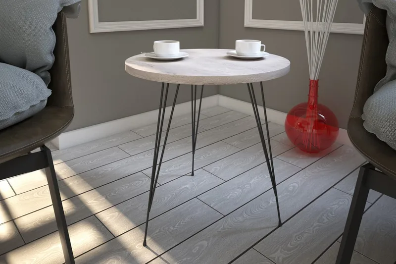 Falan Sidebord 40 cm - Hvit - Møbler - Bord - Avlastningsbord & sidobord - Brettbord og småbord