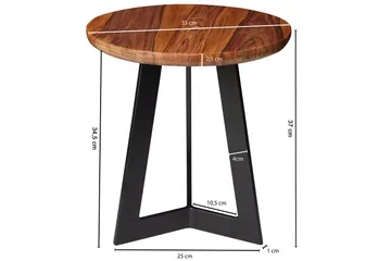 Fissure Avlastningsbord 35 cm - Brun - Møbler - Bord - Avlastningsbord & sidobord - Brettbord og småbord