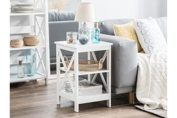 Foster Avlastningsbord 40 cm - Hvit - Møbler - Bord - Avlastningsbord & sidobord - Brettbord og småbord