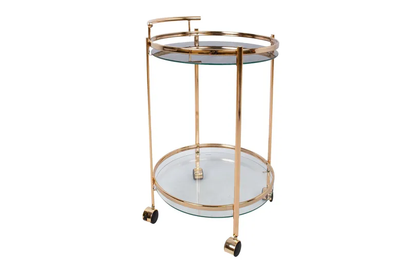 Genova Serveringsbord 80x42x80 cm Lysebrun - Møbler - Bord - Avlastningsbord & sidobord - Brettbord og småbord