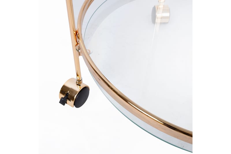 Genova Serveringsbord 80x42x80 cm Lysebrun - Møbler - Bord - Avlastningsbord & sidobord - Brettbord og småbord