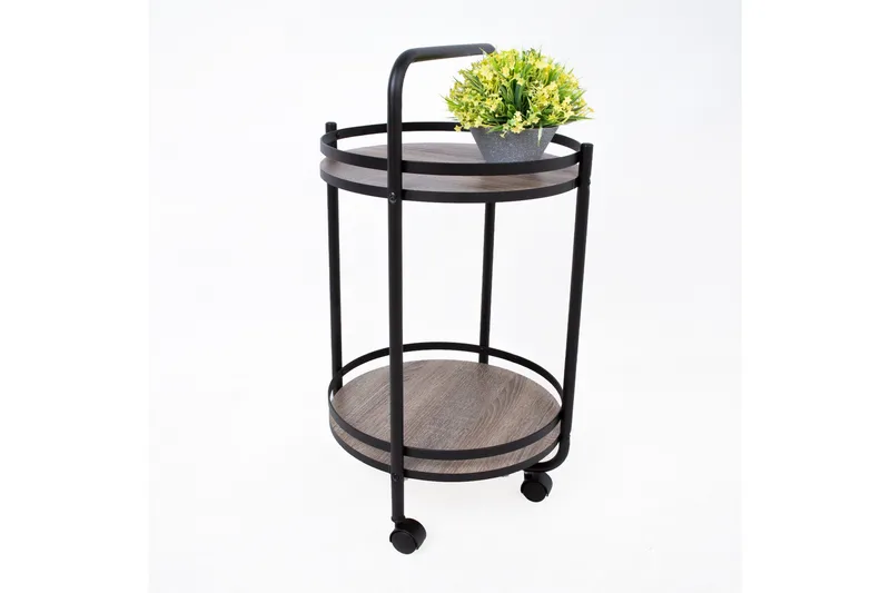 Genua Serveringsbord 52x52x79 cm Gull - Møbler - Bord - Avlastningsbord & sidobord - Brettbord og småbord