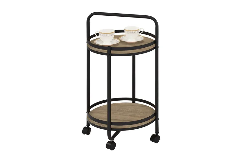 Genua Serveringsbord 52x52x79 cm Gull - Møbler - Bord - Avlastningsbord & sidobord - Brettbord og småbord