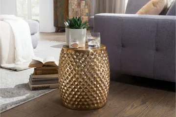 Kalilikane Avlastningsbord 32 cm - Gull - Møbler - Bord - Avlastningsbord & sidobord - Brettbord og småbord