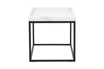 Kungshult Sidebord 60 cm - Hvit/Svart - Møbler - Bord - Avlastningsbord & sidobord - Brettbord og småbord