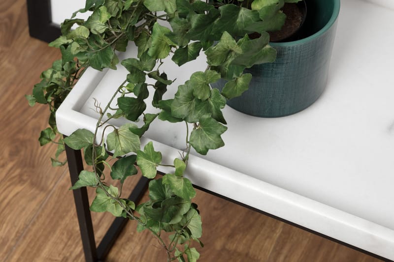 Kungshult Sidebord 60 cm - Hvit/Svart - Møbler - Bord - Avlastningsbord & sidobord - Brettbord og småbord