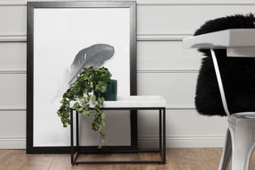 Kungshult Sidebord 60 cm - Hvit/Svart - Møbler - Bord - Avlastningsbord & sidobord - Brettbord og småbord