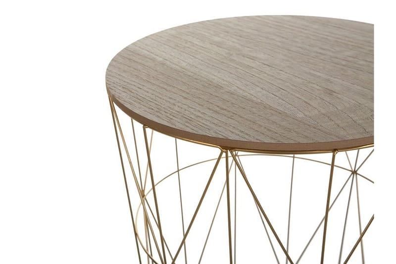 Lanark Avlastningsbord 40 cm - Gull - Møbler - Bord - Avlastningsbord & sidobord - Brettbord og småbord