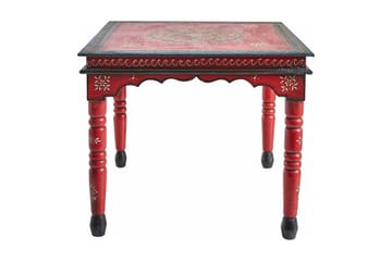 Lasarte Avlastningsbord 53 cm - Rød - Møbler - Bord - Avlastningsbord & sidobord - Brettbord og småbord