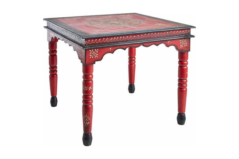 Lasarte Sidebord 53 cm - Rød - Møbler - Bord - Avlastningsbord & sidobord - Brettbord og småbord