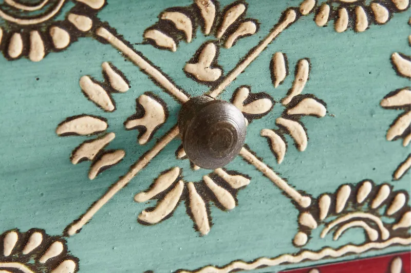 Lasarte Spisebord 38 cm - Rød - Møbler - Bord - Avlastningsbord & sidobord - Brettbord og småbord