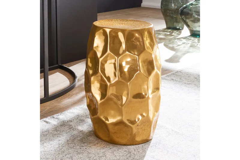 Lueken Avlastningsbord 30 cm - Gull - Møbler - Bord - Avlastningsbord & sidobord - Brettbord og småbord