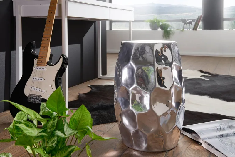 Lueken Avlastningsbord 30 cm - Sølv - Møbler - Bord - Avlastningsbord & sidobord - Brettbord og småbord