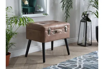 Mallard Avlastningsbord 52 cm - Brun - Møbler - Bord - Avlastningsbord & sidobord - Brettbord og småbord